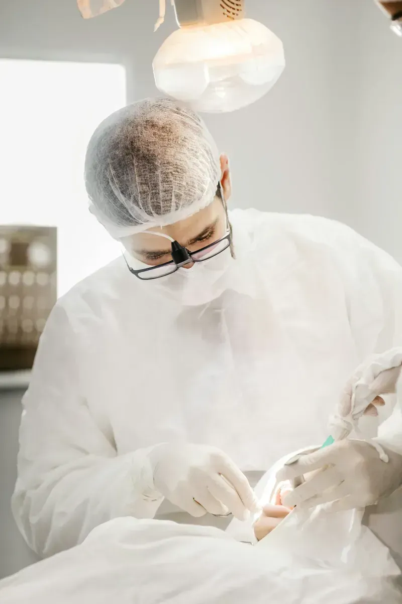 Dentist performing painless root canal treatment in Viman Nagar Pune